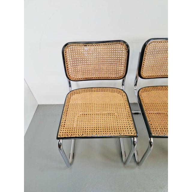 Cesca Chairs by Marcel Breuer for Knoll, Italy, 1970s, Set of 6 For Sale - Image 17 of 18