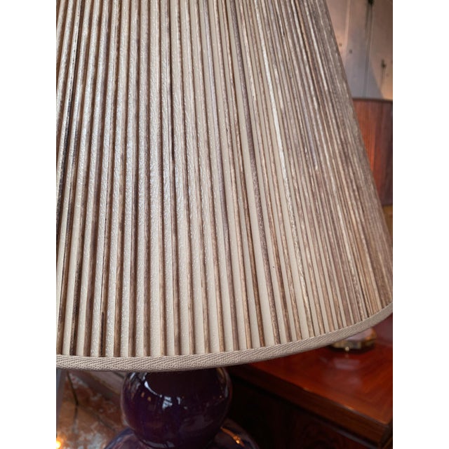 1930s 1930s Chinese Ceramic Gourd Vase Table Lamp For Sale - Image 5 of 17