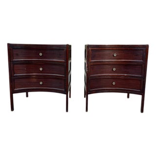 Dessin Fournir Handley Bowfront Chests- A Set of 2 For Sale