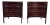 Dessin Fournir Handley Bowfront Chests- A Set of 2 For Sale