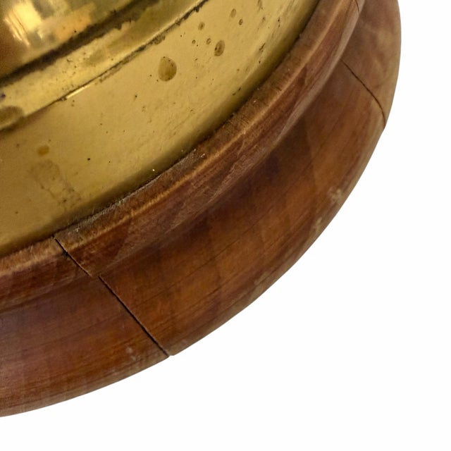 Cabin Vintage Brass Ram’s Horn Candleholder, Hollywood Regency, Lodge, Cabin, Farmhouse For Sale - Image 3 of 7
