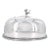 19th Century English Silverplate Meat Dome With Dragon Finial Handle For Sale
