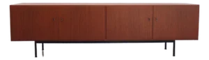 Large Modern Teak Sideboard in the style of Dieter Waeckerlin, 1960s