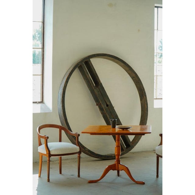 Antique Late 19th Century Swedish Square Folding Table in Burl Wood For Sale - Image 3 of 18