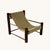 Wooden Armchair with Wool Seat, France, 1960s, in Very Good conditions. Designed 1960 to 1969