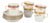 Golden Basket Demitasse Cups and Saucers in Porcelain from Royal Copenhagen, 1964, Set of 10 For Sale