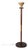Italian Art Deco Three-Light Rope Ornament Floor Lamp, 1940 For Sale
