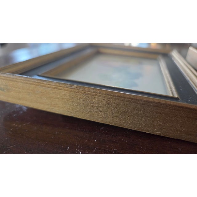 Black Vintage Fruit Still-Life Art in Black and Gold Wood Frames — A Pair For Sale - Image 8 of 18