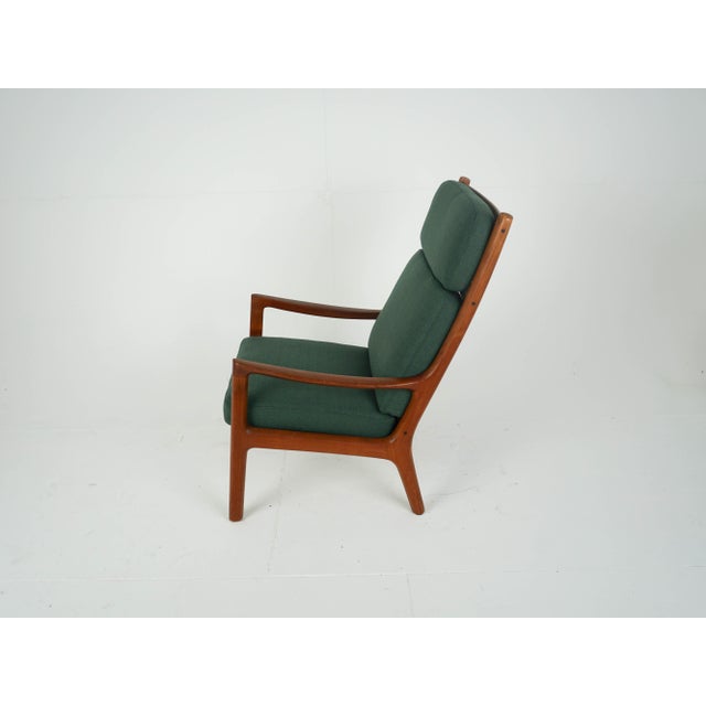Brown Senator High-Backed Lounge Chair by Ole Wanscher for Cado, 1960s For Sale - Image 8 of 18