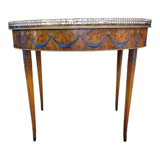 1920s Vintage Louis XVI-Style Kidney-Shaped Writing Desk, Imperial Furniture For Sale