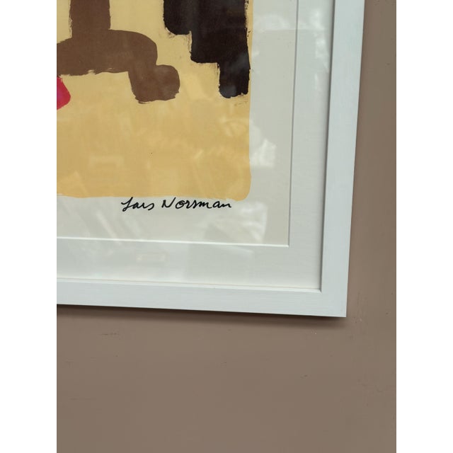 Lars Norrman, African Woman, 1950s, Lithograph, Framed For Sale - Image 8 of 18