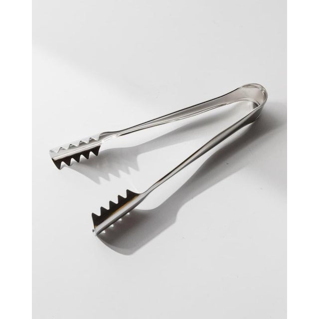 Vintage Glass Cooler in Textured Glass with Stainless Steel Gripper, 1970s, Set of 2 For Sale - Image 3 of 11