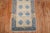 Vintage Blue Tan Small Turkish Runner - 2'2" x 6' For Sale - Image 4 of 7