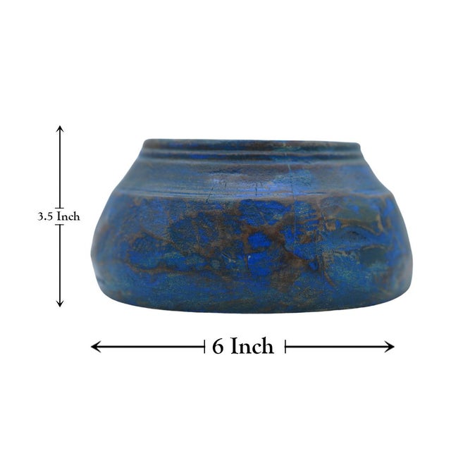 Decorative Wood Vase Classic Accent for Living Room & Office For Sale - Image 4 of 7