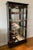 Vintage Chinoiserie Wood, Brass, Glass and Mirror Display Cabinet For Sale - Image 11 of 12