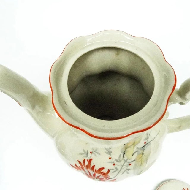 Rococo Style Tea or Coffee Pot from Chodzież, Poland, 1950s, in Very Good conditions. Designed 1950 to 1959 This piece has...