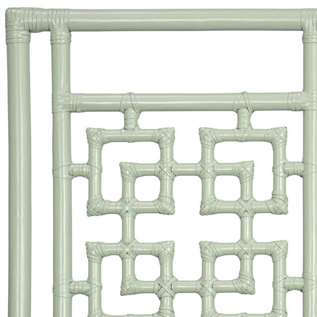 David Francis Palm Springs Platform Bed Twin Extra Long, Celery Green For Sale - Image 4 of 5