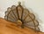 Vintage Brass Peacock Folding Fireplace Screen With Shell Motif For Sale - Image 6 of 12