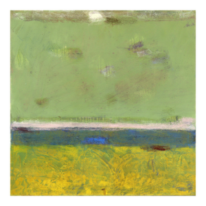 Awh 338 - Abstract Minimalist Textured Layered Colorfield Oil Painting on Canvas Original Artwork by Bernhard Zimmer