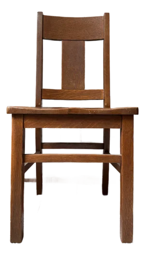 Antique Oak Mission Chair