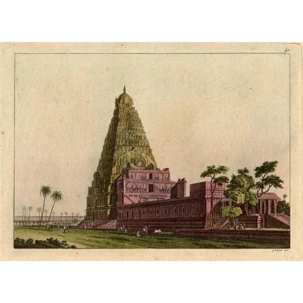 Temple in South East Asia, 1827, Paper For Sale - Image 4 of 6