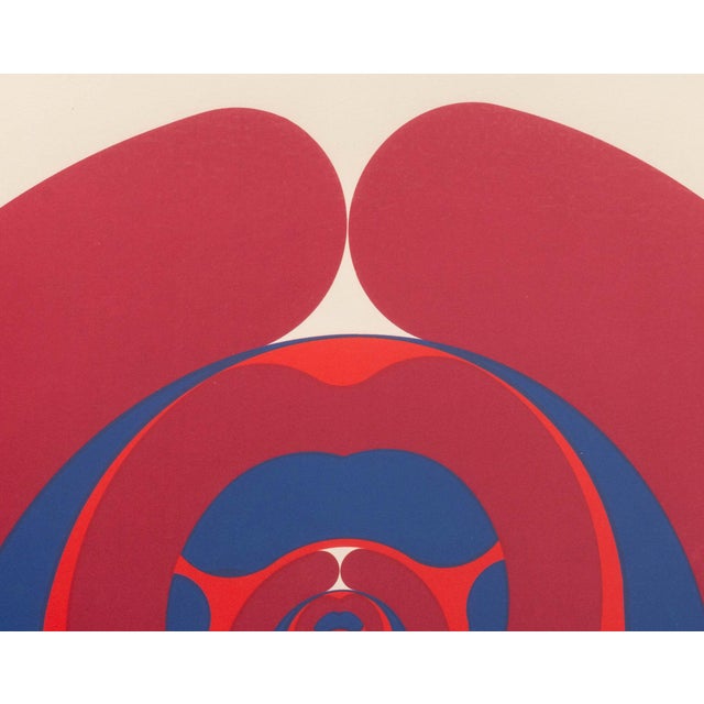 1970s Ronald Abram Infinitesimale Constantes, Silkscreen in Colors, 1970 For Sale - Image 5 of 7