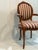 Late 20th Century Late 20th Century Louis XVI Style Oval Back Striped Upholstered Armchair For Sale - Image 5 of 10