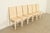 Cassina Mario Bellini Style Italian Modern Cream Leather Wrapped High Back Dining Chairs, Set of Six For Sale - Image 4 of 13