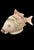 Vintage Italian Ceramic Large Pink Green Fish Form Regency Soup Tureen Covered Serving Dish For Sale In West Palm - Image 6 of 14