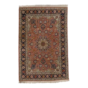 Small Vintage Persian Tabriz Rug - 03'05 X 05'01