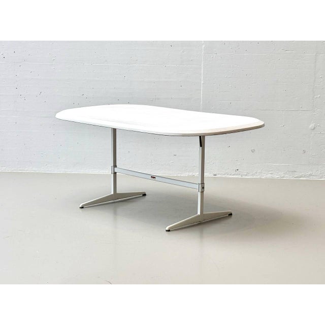 Oval Folding Garden Table by Mazuvo and SM France, 1990s For Sale - Image 4 of 18