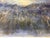 Johannes T. 1994 Butterfly? Sign Blue Composition Mixed Media on paper, approx. 58.2 x 91.6 cm, old trimming, probably...