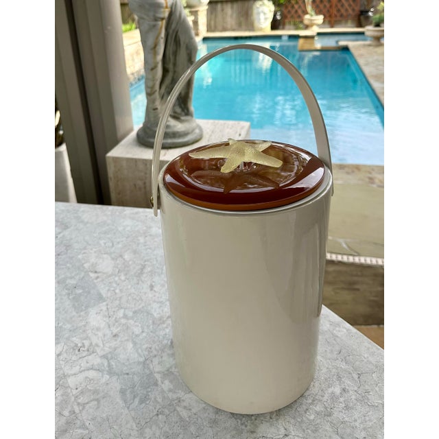 Cream 1970s Vintage Starfish Ice Bucket Tastesetter Collection by Sigma For Sale - Image 8 of 8