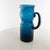 AMBIANIC presents Sculptural Murano Blue Glass Modern Pitcher 9.13 tall x 5.75 d x 3.88 diameter Original vintage...
