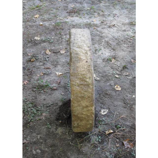1930s 1930s Granite Mill Water Fountain Stone 3 For Sale - Image 5 of 7