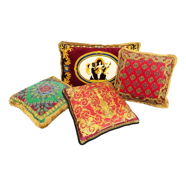 Cushions by Gianni Versace for Versace, Italy, 1990s, Set of 4 For Sale