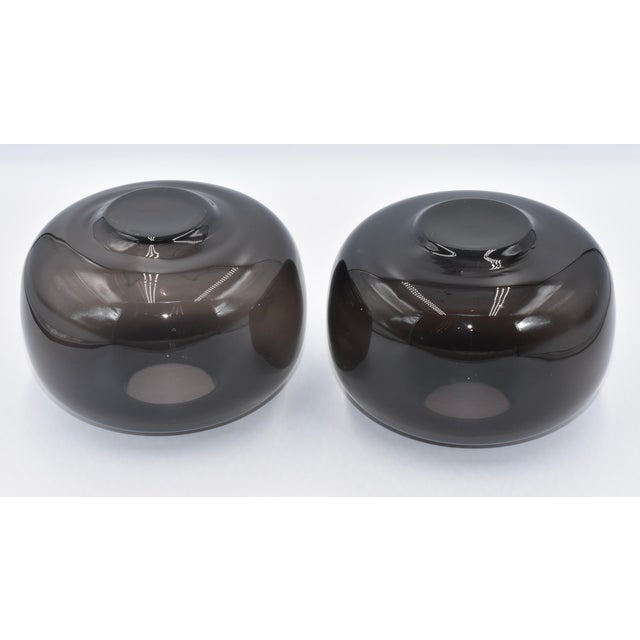 Villeroy & Boch Vintage 1970s, Minimalist Round Art Glass Orb Vase 2pc Set Add a touch of vintage charm to your home with...