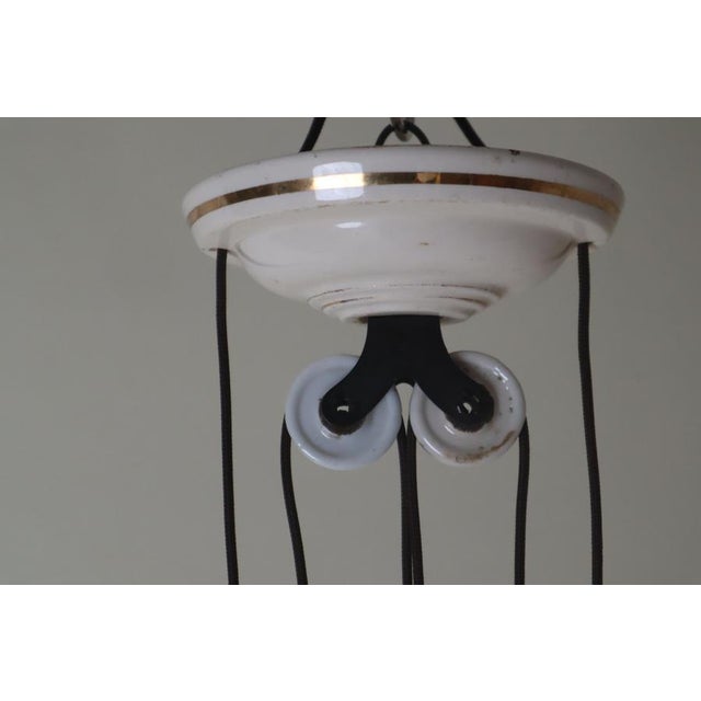 Art Nouveau Swedish Counterweight Pendant in the style of Josef Frank, 1920s For Sale - Image 9 of 18