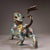 Metal Gilt Bronze Cloisonné Enamel Mythical Beast Figure For Sale - Image 7 of 9