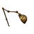 Metal Neiman Marcus Robert Abbey Articulated Pharmacy Floor Lamp - Burnished Brass For Sale - Image 7 of 7