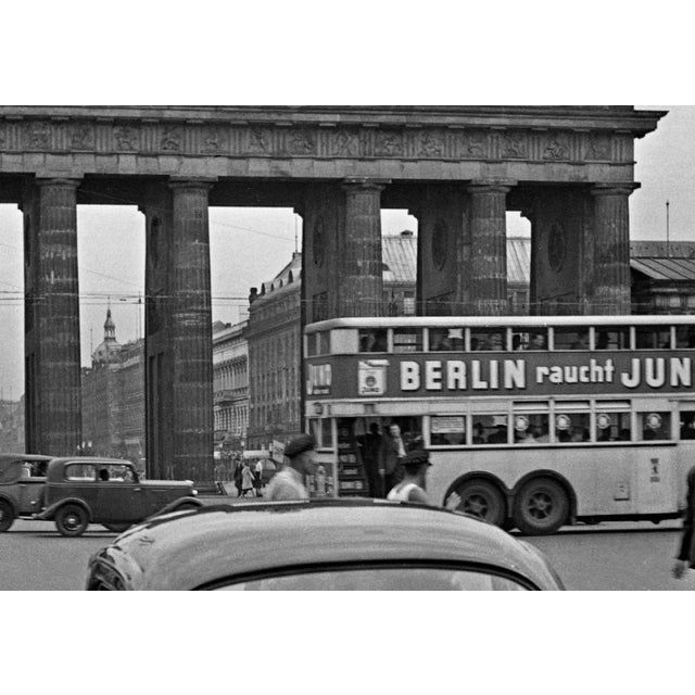 Brandenburg Gate with the Volkswagen Beetle, Germany, 1939 For Sale - Image 3 of 5