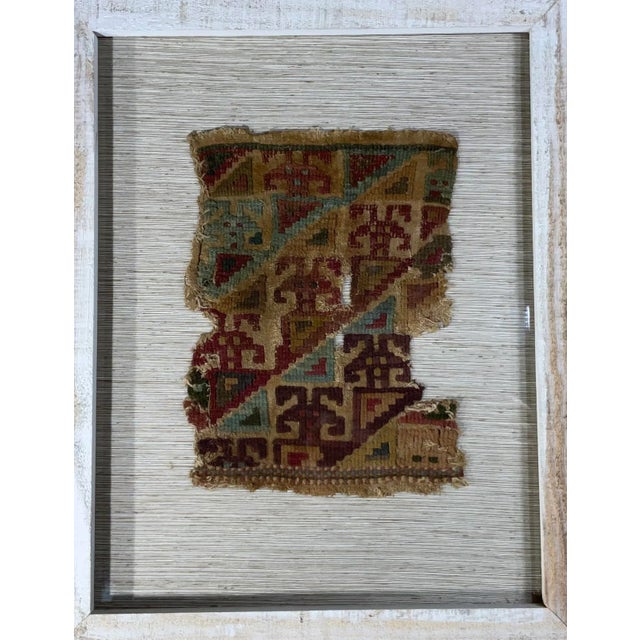 Pre Colombian Antique Peruvian Textile Fragment For Sale - Image 11 of 12