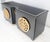 Large Asian Black Lacquer Large Carved Wood Door Pulls 8 Drawer Dresser Credenza For Sale - Image 6 of 17