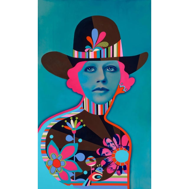 Black Ramona Nordal, Outlaw, 2022, Acrylic on Canvas For Sale - Image 8 of 8