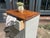 This charming antique chest of drawers has been repainted by us; the surface has been sanded and oiled. The interior has...