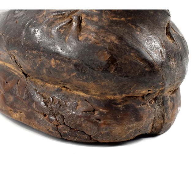 Wood Early 20th Century Yaure Baule Portrait Mask Côte d'Ivoire For Sale - Image 7 of 7