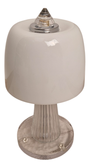 Table Lamp in Handworked Glass with Opaline Shade from Foscarini, 1990s