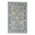 Gray & Blue Handmade Turkish Oushak Rug 6'2" X 9'11" For Sale