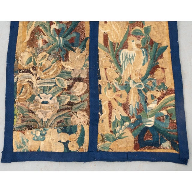 French 18th Century Tapestry Fragment For Sale - Image 4 of 13