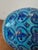 Ceramic 1960s Italian Bitossi Blue Glazed Pottery Vase For Sale - Image 7 of 12